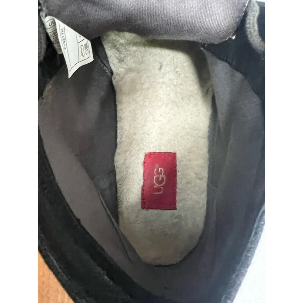 UGG Australia Boots 12 Black Freamon Chukka Suede‎ SN 1018442